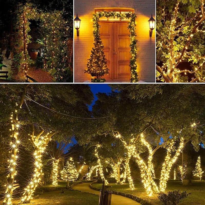 Aurinko-LED-koristevalonauha, 20 tai 50 LEDiä