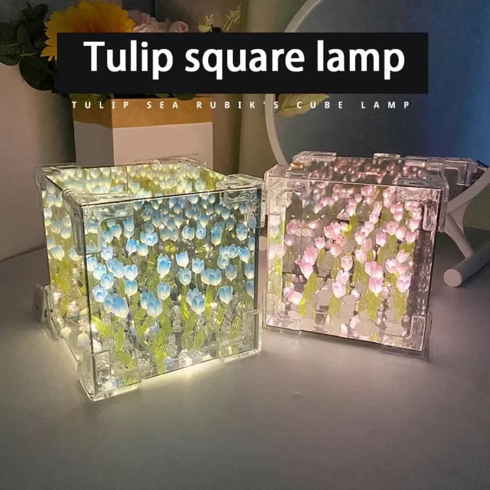 DIY 3D Tulppaani Peilikupla Yövalo