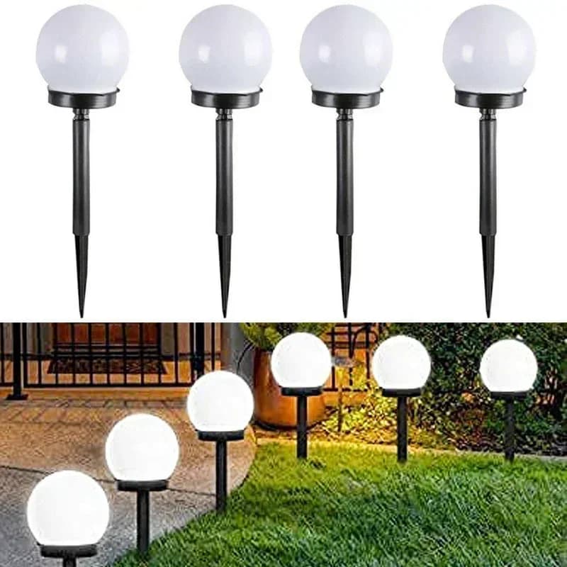 Aurinkovoimalla toimiva LED-puistopallopeli