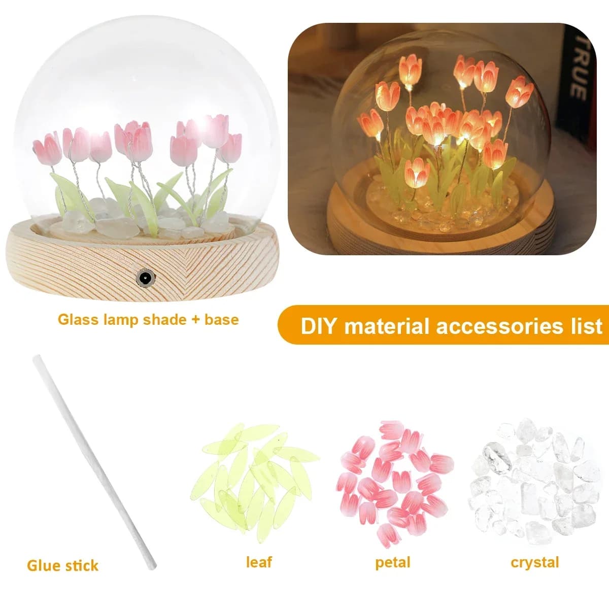 DIY Minikukatunnelmavalaisin, käsin tehty kotikoriste